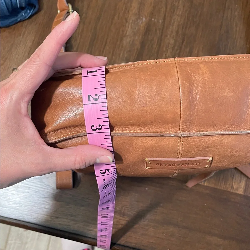 Lucky Brand Baldwin leather crossbody purse